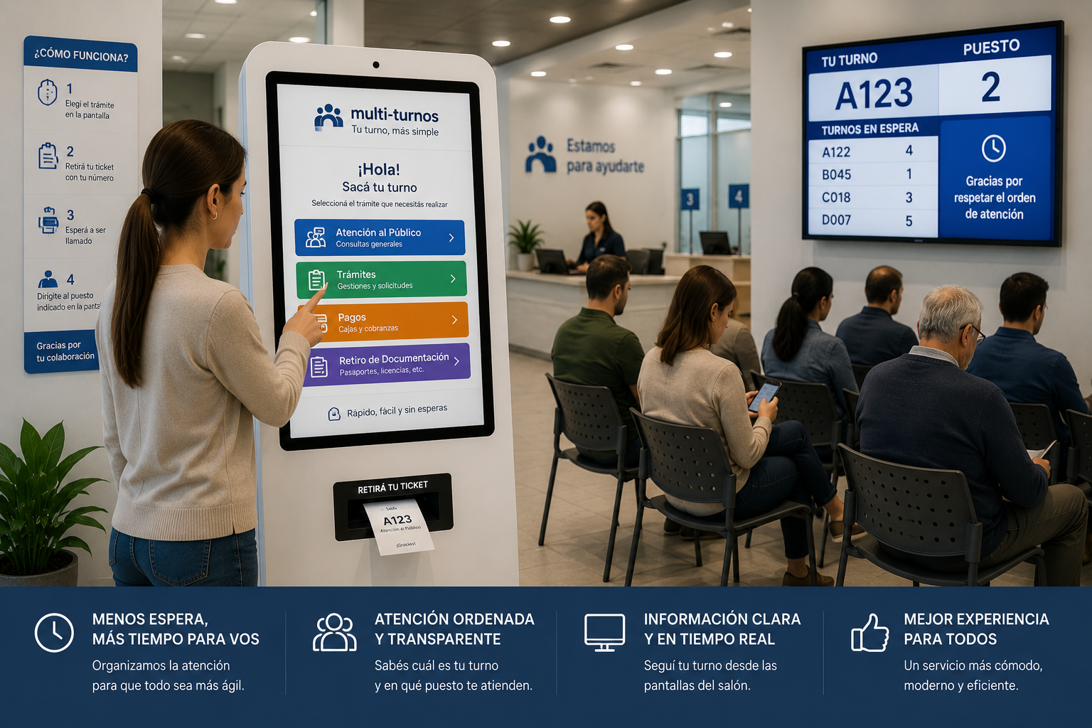 Sistema de turnos para oficinas